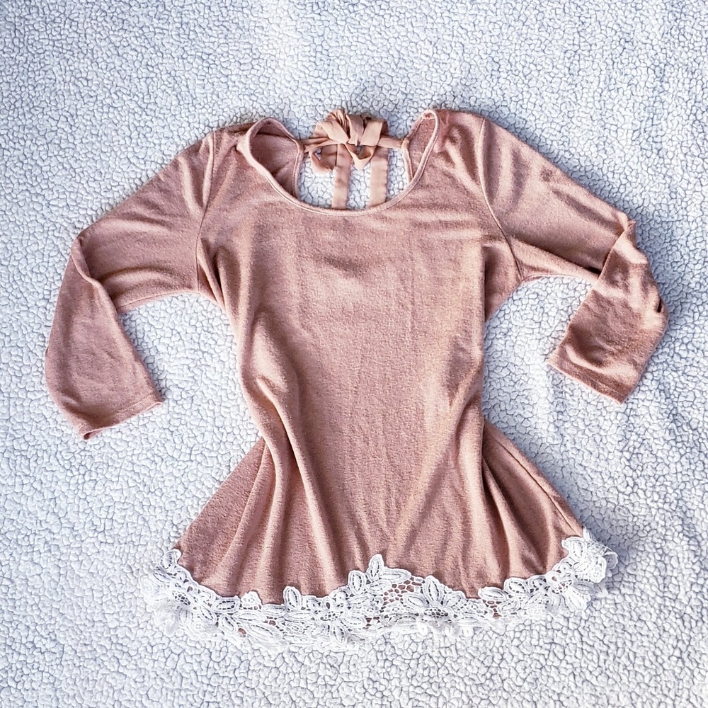 Charming Charlie Bow Back Top